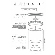 Load image into Gallery viewer, Airscape Coffee Storage Tin